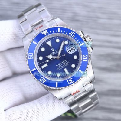 High Replica Rolex Submariner New 41 Watch Blue Face Stainless Steel strap